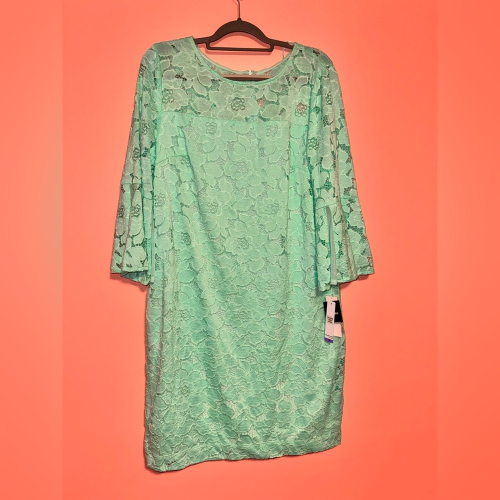 Mint Green Lace Dress